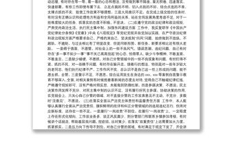 以案促改專題民主生活會個人發言材料范文(精選10篇)