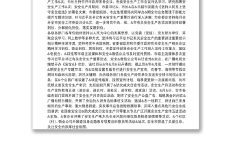 2021年全市安全生產(chǎn)專項整治三年行動工作報告