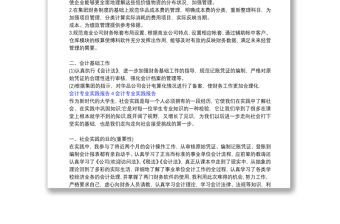 會計專業(yè)實(shí)踐報告4會計專業(yè)實(shí)踐報告