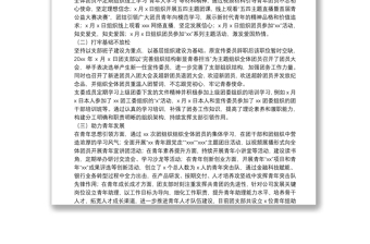 團支部書記述職報告