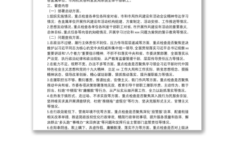 作風(fēng)建設(shè)督查工作方案