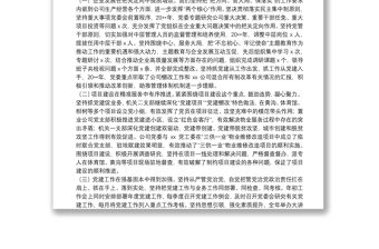 20**年黨委工作報(bào)告