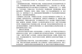 XXX機關黨支部2021年度述職報告