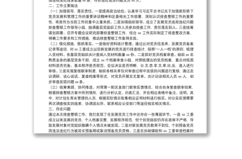 xx工委排查整頓發(fā)展黨員違規(guī)違紀問題工作進展情況匯報