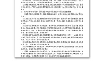 衛生監督局2019年度工作總結