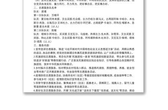 黨員志愿服務“亮牌爭星”活動相關資料