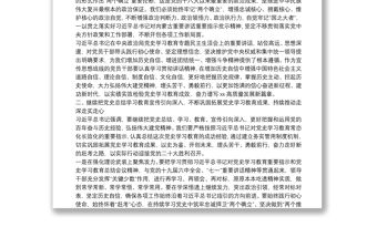 區委宣傳部部長黨史學習教育民主生活會區委理論中心組專題學習研討發言提綱