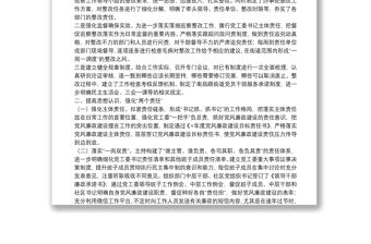 黨工委書記抓巡察整改落實情況情況報告