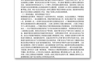 某集體企業團委書記年度述職報告