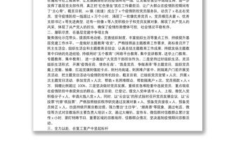 XX鎮（街道）第一季度黨建工作總結