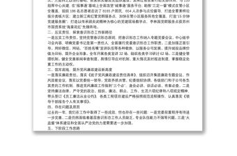 20**年度公司黨組織書記履行全面從嚴治黨主體責任述職報告