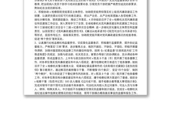 紀委監委派駐人民檢察院紀檢組20**年工作總結