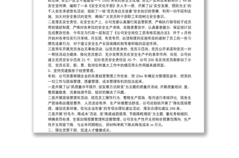 公司2021年黨委工作總結(jié)