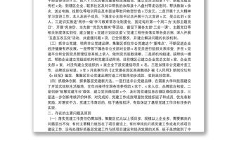 黨工委副書記抓基層黨建工作述職報告