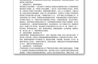 市統(tǒng)計局X年保密工作總結(jié)