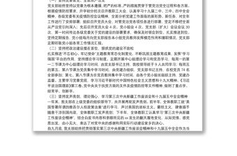 X中學(xué)20**年黨支部書記抓黨建工作述職報(bào)告