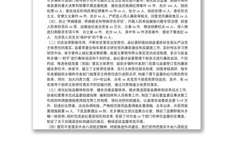 X市紀委向巡視組的專題匯報材料