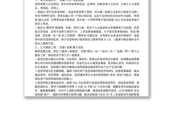 黨建品牌創建經驗材料：打造“紅心立審”黨建品牌助推審計高質量發展（區審計局）