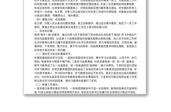 巡察整改個人剖析檢查材料