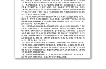 XX支部2022年度黨建工作計劃