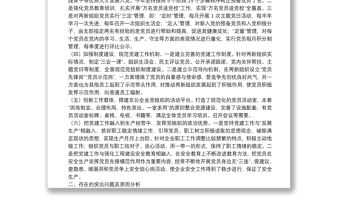 2021年度抓兩新組織黨建工作述職報告