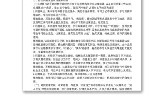 2021年公司領(lǐng)導(dǎo)班子民主生活會(huì)整改方案