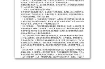 選調生國情調研報告（實施鄉村振興規劃調研報告）