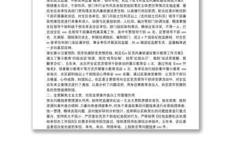 紀委監委五年工作總結（區縣）