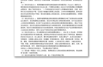 安全文化現(xiàn)狀思考
