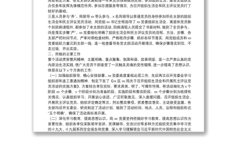 關(guān)于召開20**年黨組織生活會和開展民主評議黨員情況的報告