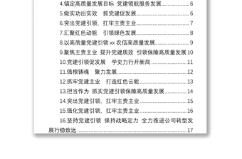 黨委書記抓基層黨建工作述職報告匯編（集團公司）（17篇）