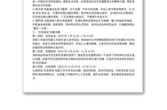 項(xiàng)目部“紅色驛站”創(chuàng)建方案