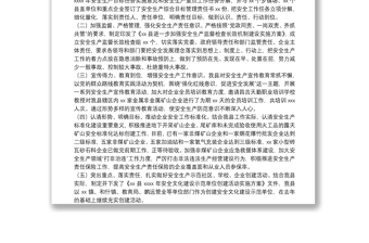 縣安全生產(chǎn)工作匯報(bào)3
