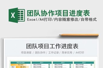 2022團(tuán)隊(duì)協(xié)作項(xiàng)目進(jìn)度表免費(fèi)下載