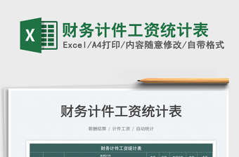 2022財(cái)務(wù)計(jì)件工資統(tǒng)計(jì)表免費(fèi)下載