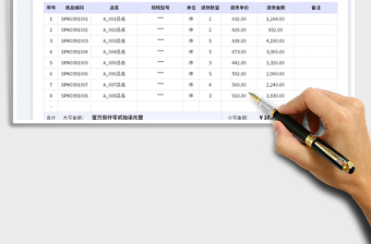 2022客户退货单免费下载