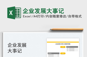 2022企業(yè)發(fā)展大事記免費(fèi)下載