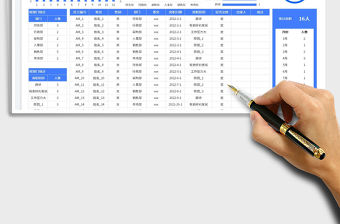 2022企業員工離職統計表免費下載
