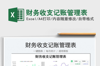 2022財務收支記賬管理表免費下載