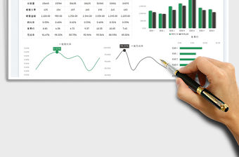 2022一周銷售數據分析表免費下載
