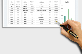 2022家庭个人收入分配表免费下载