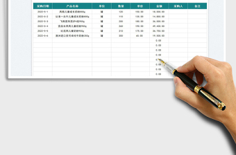 2022采购出入库管理免费下载