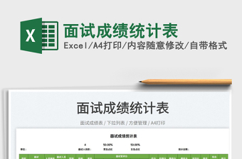 2022面試成績(jī)統(tǒng)計(jì)表免費(fèi)下載
