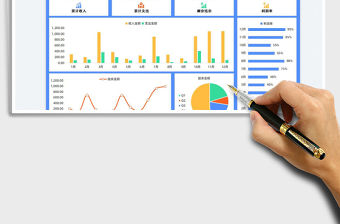 2023財務分析報表—可視化圖表免費下載