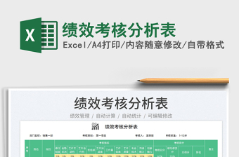 2023績效考核分析表免費下載