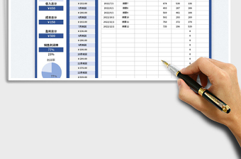 2022公司收入成本盈利分析表免费下载