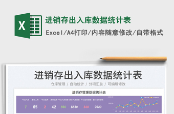 2022進銷存出入庫數(shù)據(jù)統(tǒng)計表免費下載