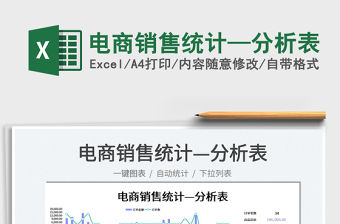 2022電商銷售統(tǒng)計(jì)—分析表免費(fèi)下載