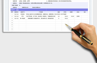 2022直播带货流程表免费下载