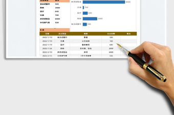 2022家庭消費開支記賬表免費下載